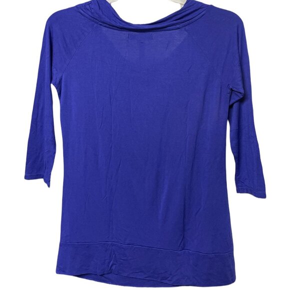 Studio by Liz Claiborne Royal Blue Blouse Size Small - Picture 2 of 8